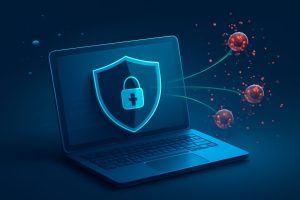 Comparison table of various antivirus software features and ratings