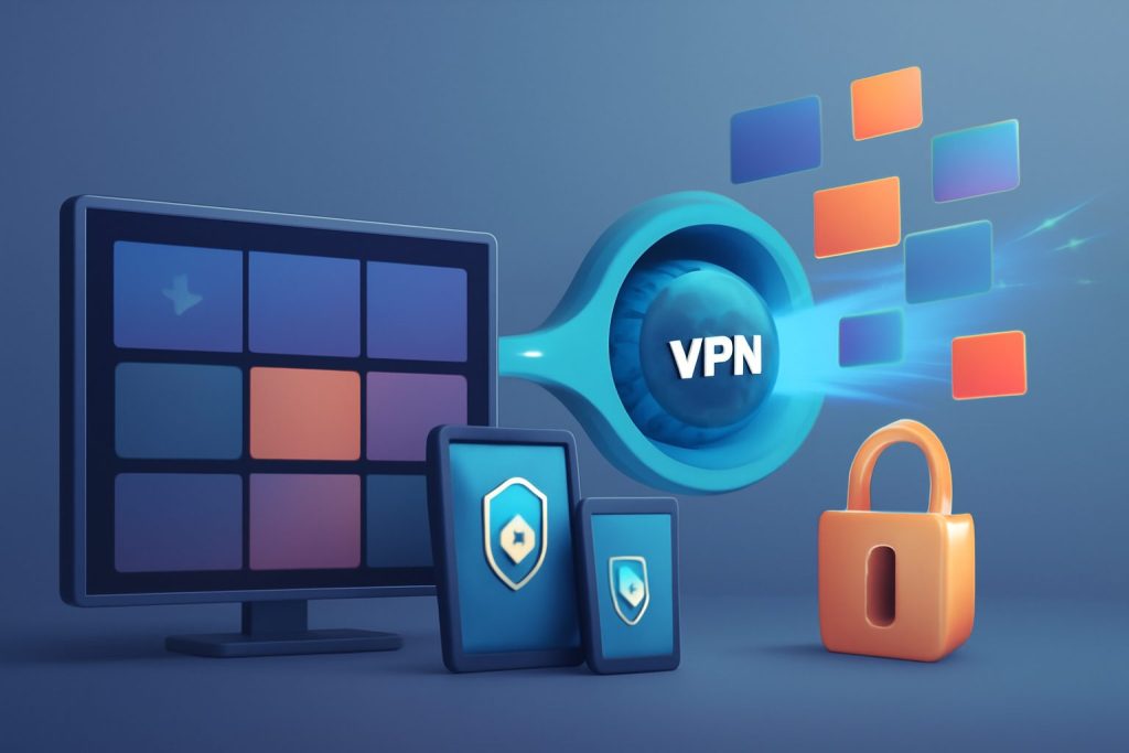 Colorful digital network with glowing virtual connections on a world map