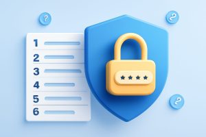 Various digital devices with graphical interface of password managers