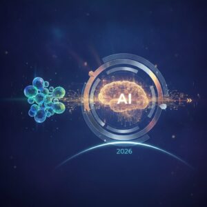 Diverse professionals collaborate around a holographic interface displaying secure AI concepts and ethical guidelines, symbolizing responsible future technology.