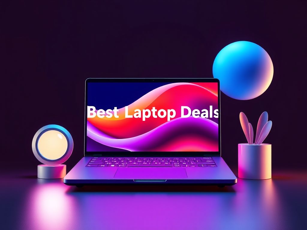 Professional and student laptops lined up on a desk with open screens showing software applications and documents