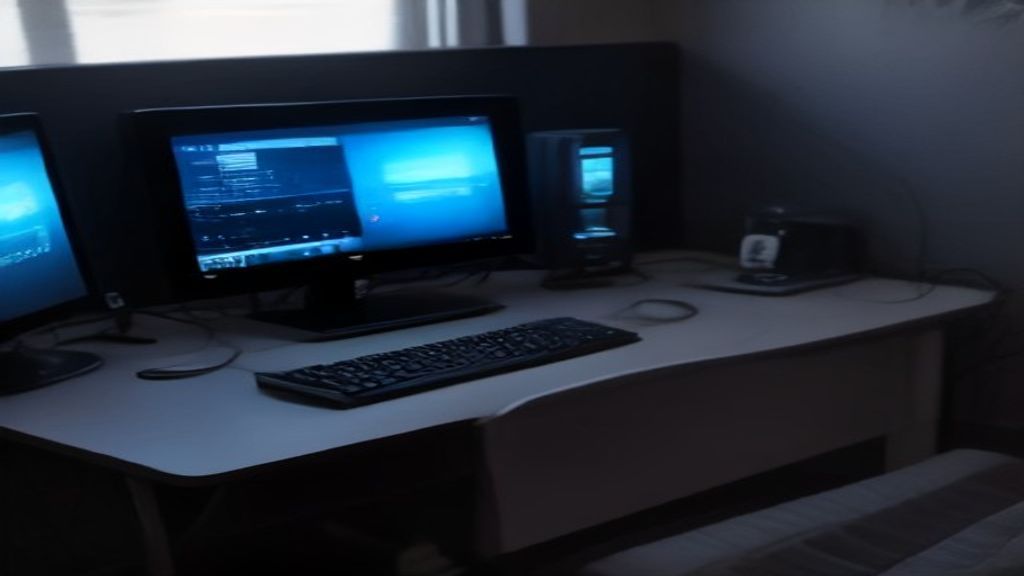 Modern laptop displaying local LLM interface with clear display of neural network visualization and power-efficient NPU chip