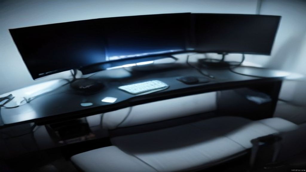 A modern data center with rows of illuminated servers, cables neatly arranged, and a soft blue glow.