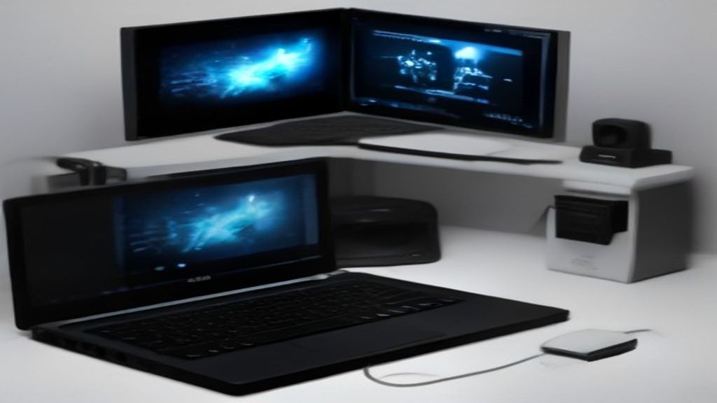 A sleek futuristic dashboard displaying real-time performance graphs and metrics on a high-resolution monitor, with subtle glowing elements