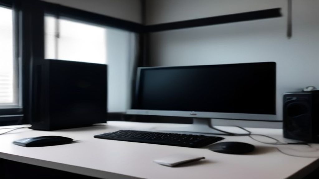 A home office setup featuring a sleek Wi‑Fi router, a laptop, and a tablet, with glowing signal bars illustrating strong connectivity.