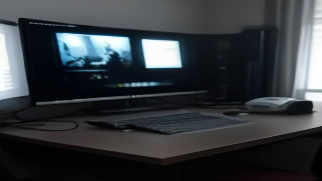 A modern desk with a laptop displaying performance graphs, a notebook, and a coffee mug under soft natural light