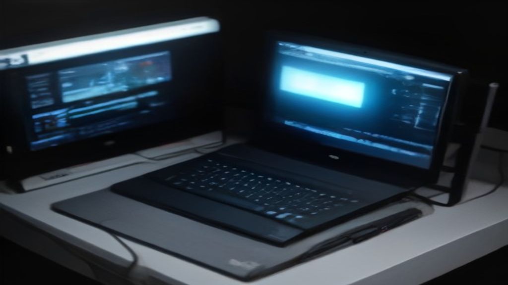 A high‑performance gaming desktop with a powerful GPU, subtle RGB lighting, and a compact case housing an LLM inference chip on a tidy desk.