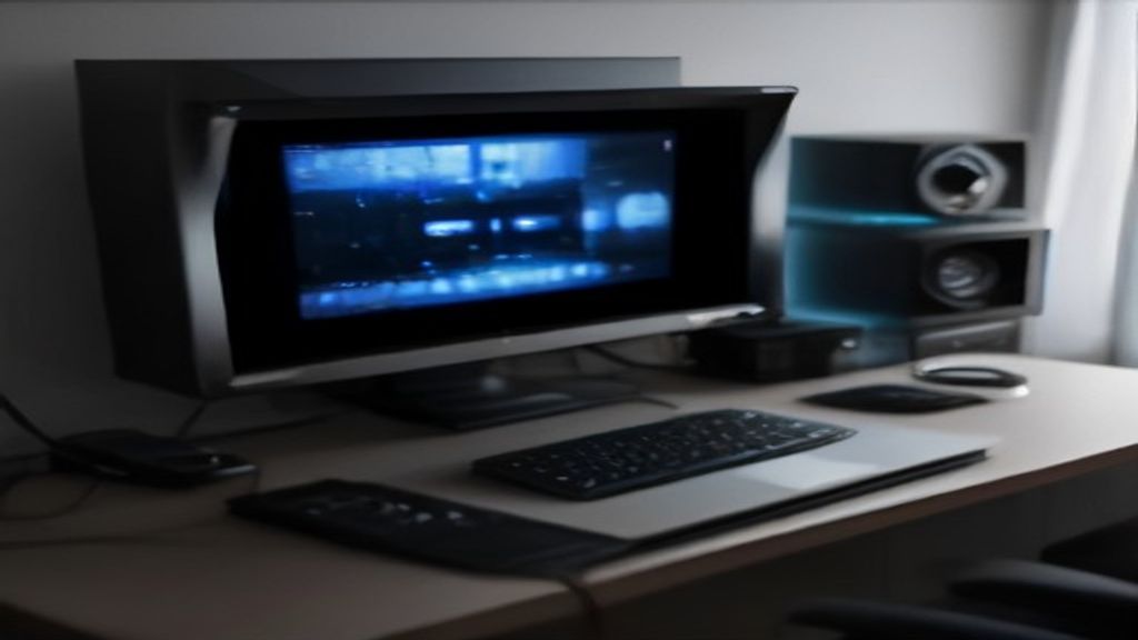 A sleek Zotac Magnus EC2 compact gaming PC sits on a desk, with LED accents and cable management showcasing its tidy setup