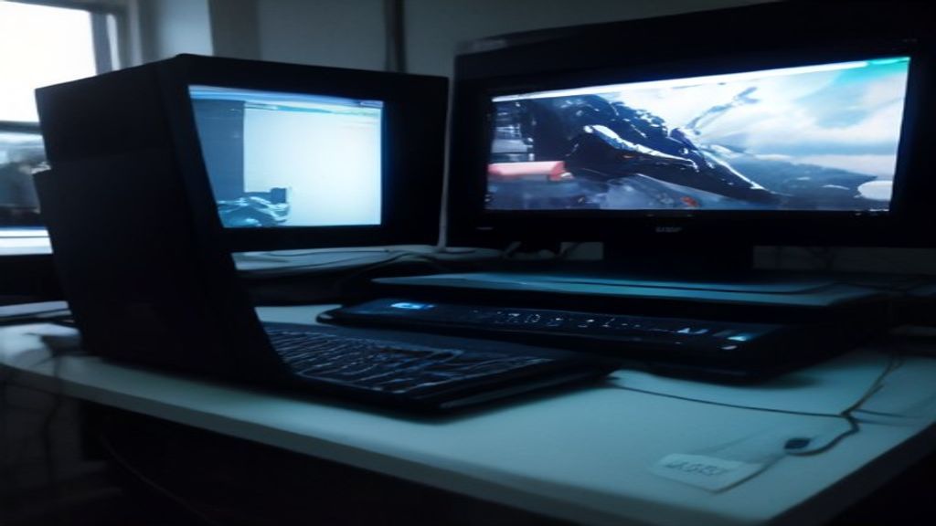 A modern gaming PC build featuring a sleek motherboard with RGB lighting, a high-end graphics card, and advanced cooling components arranged neatly on a clean workbench with ambient lighting.