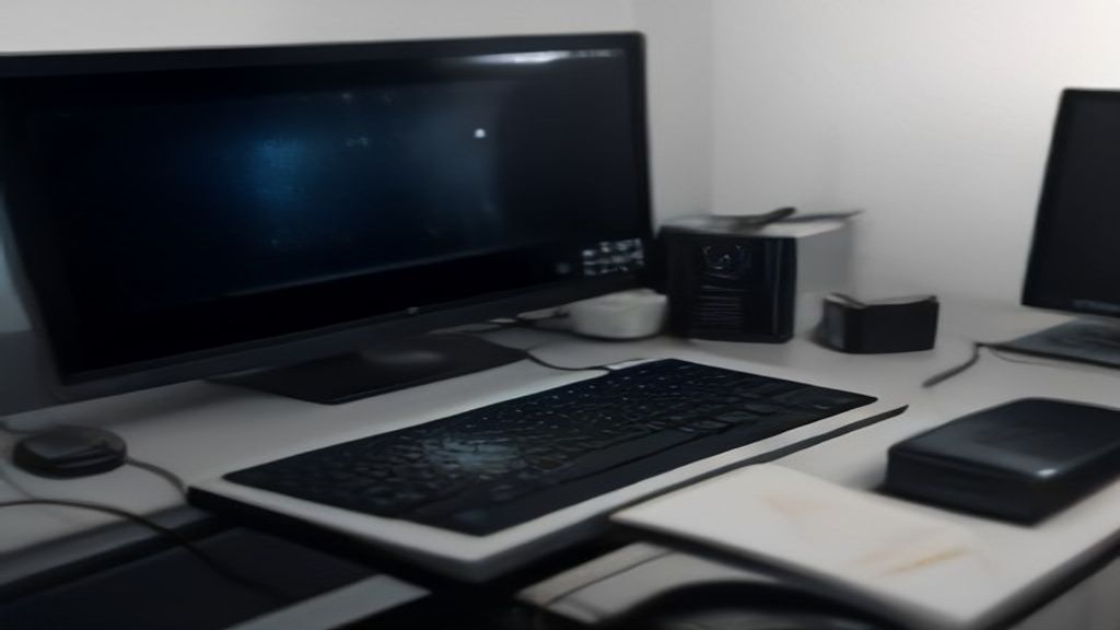 Foldable smartphone displayed open on a modern desk with tech accessories, showcasing its flexible screen and sleek design