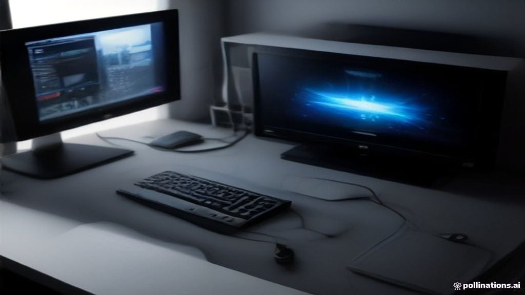 Sleek black ASUS ROG Swift OLED Pro XG27UCS monitor on a modern desk with ambient RGB lighting and a gaming setup