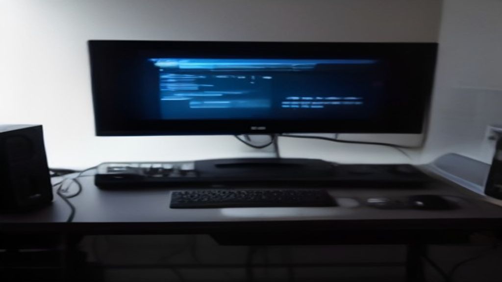 A creator editing a short video on a desktop with timeline clips, captions, and AI generation tools arranged around the workspace
