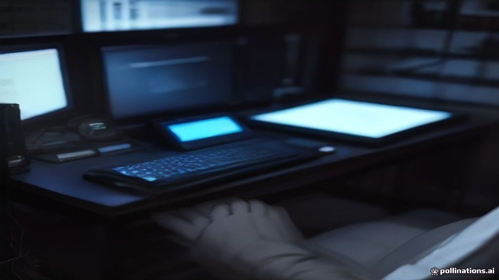 A sleek Lenovo Legion Go S handheld gaming device on a dark desk with SteamOS glowing on its touchscreen, surrounded by gaming peripherals