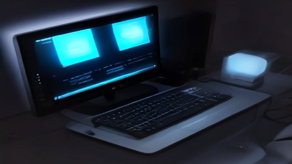 High-performance PC rig with AI overlay console and streaming monitor displaying smooth gameplay feed
