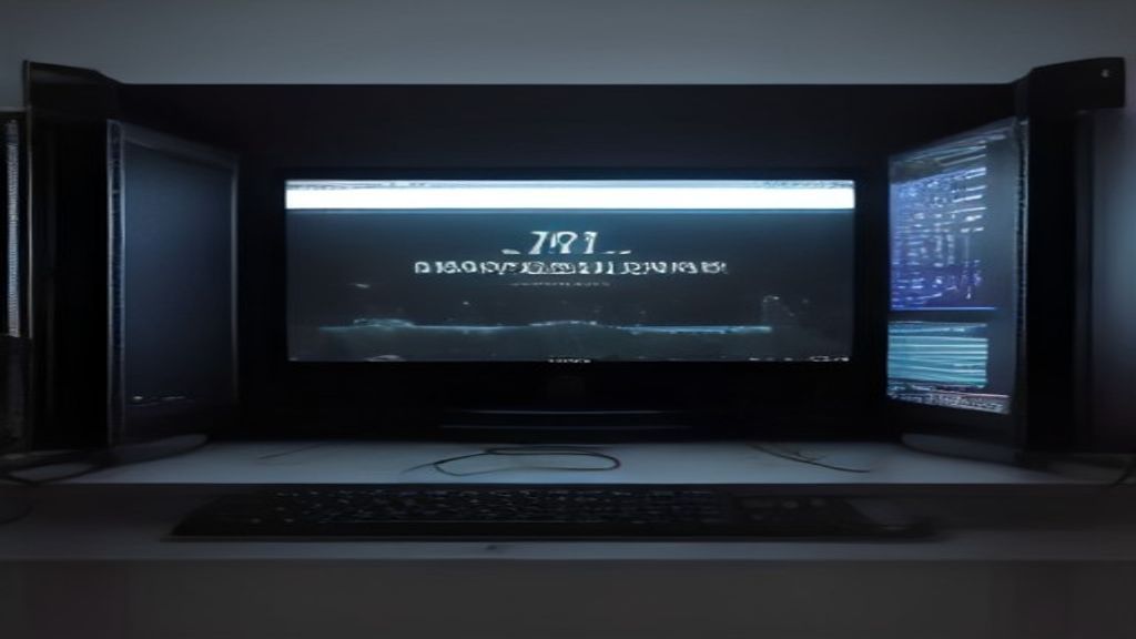 A sleek dashboard showing real-time performance metrics with graphs and charts on multiple monitors in a modern server room