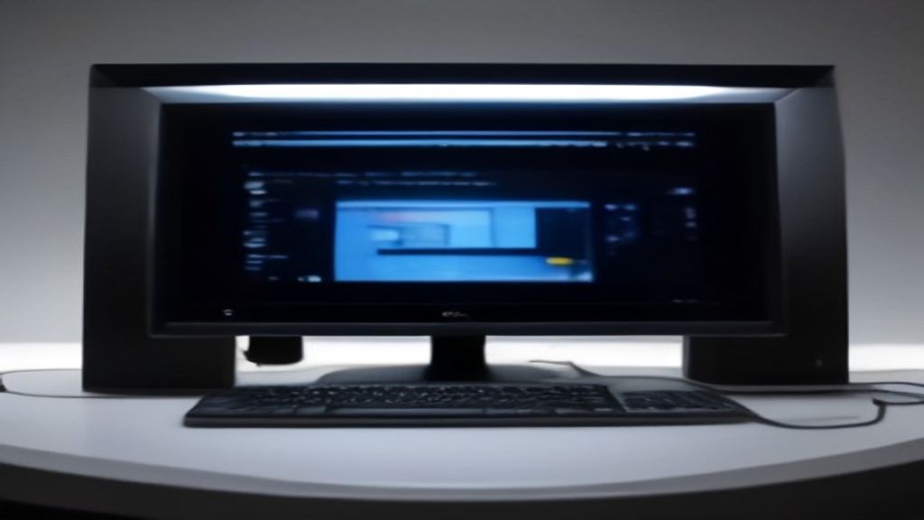 A modern server room with blue analytics dashboards displaying real-time performance metrics and optimization charts.