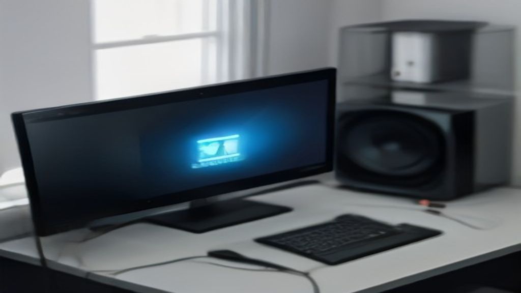 Modern data center server cluster with real-time performance dashboards and benchmark graphs