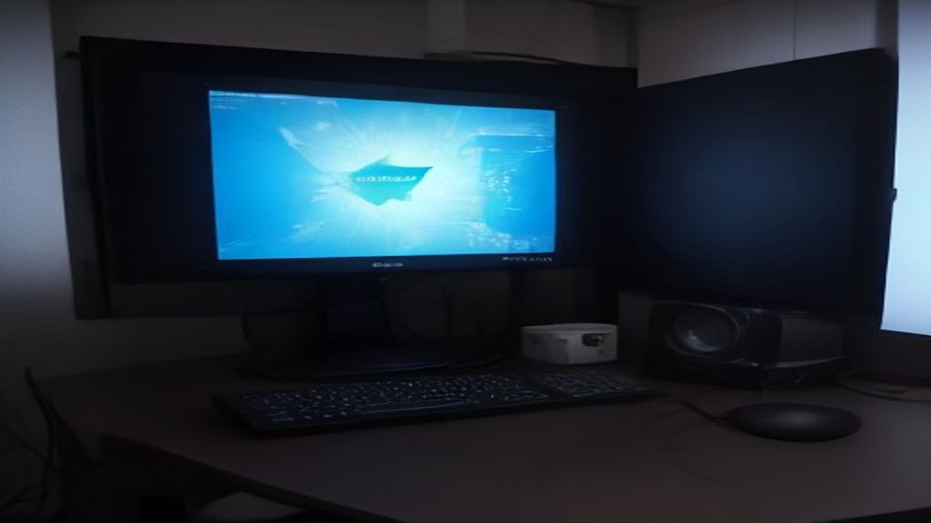 A modern server room with glowing blue lights and sleek monitors displaying complex data graphs and performance metrics