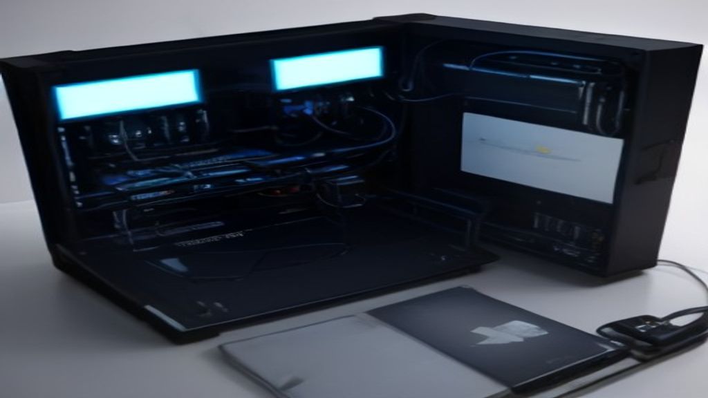 A modern data center floor with glowing server racks, real-time performance graphs on transparent screens, and engineers analyzing metrics.