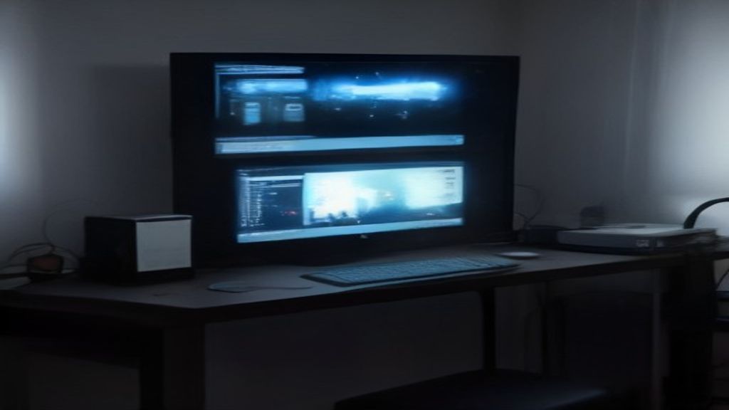 A sleek, minimalist dashboard displaying performance metrics, code snippets, and futuristic data visualizations on a high-resolution screen