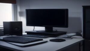 A sleek server rack with glowing circuit pathways and a performance graph overlay, symbolizing tech performance optimization