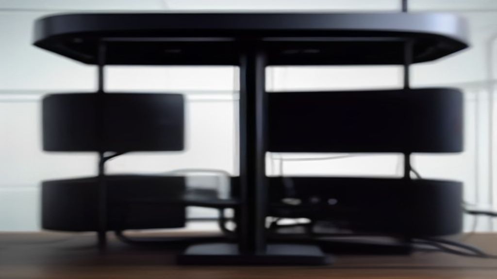 A sleek modern dashboard displaying benchmark charts and data visualizations on a high-resolution screen